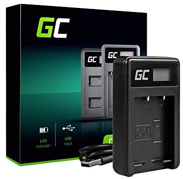 Green Cell® BC-W126 Chargeur pour Fujifilm NP-W126S Batterie et FinePix HS30EXR HS33EXR HS35EXR HS50EXR X-A1 X-A2 X-A3 X-E1 X-E2 X-E2S X-M1 X100F X-Pro1 X-Pro2 X-T1 X-T2 Caméras (5W 8.4V 0.6A Noir)