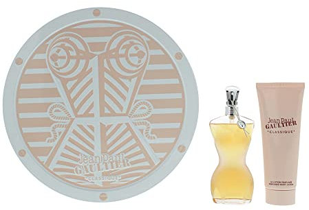 JEAN PAUL GAULTIER Classique femme/woman Duftset Eau de Toilette 50 ml plus Bodylotion 75ml, 200 g