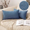 MIULEE 2er Set Kissenbezug Dekokissen Kissenbezüge Kissenhülle Zierkissen Sofakissen Kordsamt Deko Weich Couchkissen Bezug Kissenhüllen für Sofa Wohnzimmer Polsterkissen 30x50 cm Blau