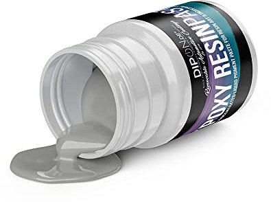 DIPON.DE HIGH PERFORMANCE LIQUIDS & PIGMENTS Epoxidharz Epoxy Pigment Farbpaste TELEGRAU 4 Grey ca. RAL 7047 Profi Hochpigmentierte Paste für Epoxidharz Epoxy Resin Polyurethan Kunstharz Resin Art