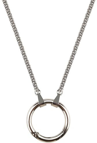 Guran Stainless Steel Loop Anti-Lost Chain for Sunglasses Eyeglass Necklace Holder Ring Holder, Steel Chain, Large