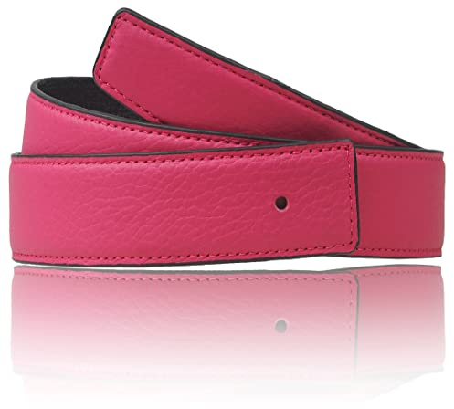 Erdi Ünver H Gürtel passend zur H Gürtelschanlle ohne Schnalle in 32mm (85 cm, Pink)