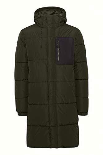 11 Project PRCaltonJA Herren Winterjacke Herrenjacke Jacke hochabschließender Kragen wasserabweisendes Material mit Kapuze, Größe:XL, Farbe:Rosin (190509)