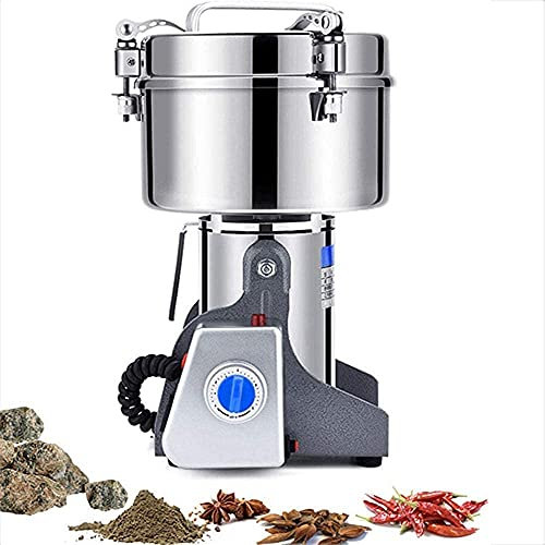 ATAAY Trituradora de Granos Molinillo de Acero Inoxidable, Molinillo de Granos, Molinillo eléctrico Adecuado para Frijoles/Especias/nueces/Semillas, Cabina de Gran Capacidad para el hoga