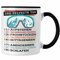 Trendation - Snowboard Tasse Geschenk Becher Der Perfekte Tag Snowboard-Fahrer Geschenkidee Spruch (Schwarz)