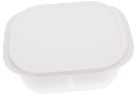 Artibetter 1pc Crisper Containers for Food Lettuce Keeper for Fridge Vegetable Colander Bins Food Drain Container Plastic Produce Storage Saver Plastic Container White Vegetable Box Tpe Fruit