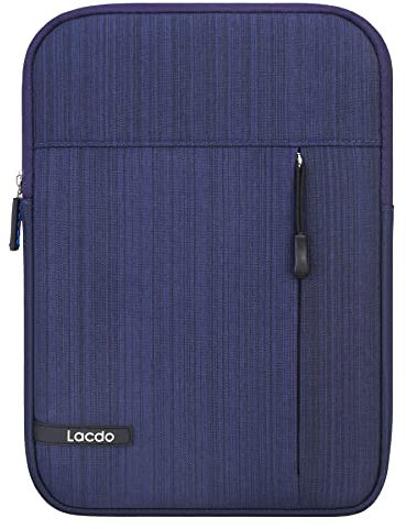 Lacdo Tablette Housse de Protection pour 13 New iPad Air M3 M2 2025-2024, 13 New iPad Pro M4 2024, 12.9 iPad Pro 6 5 4 3 2021-2018 avec Magic Keyboard et Smart Keyboard Folio, Surface Pro 10, Bleu