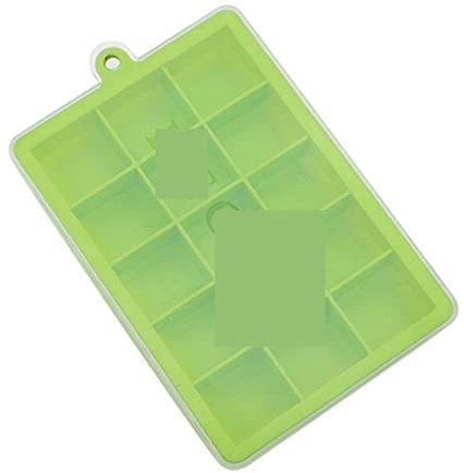 TREGOO eisformen EIS am stiel Silica Gel Ice Disk with Cap Ice Disk Ice Cube Mold Ice Disk Making Ice (Color : Green)