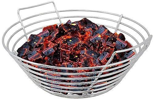 RSBFER Holzkohle Asche Korb Edelstahl Grill Ofen Röster Ständer Hitzebeständige BBQ Drumsticks Halter Smoker BBQ Küche Werkzeuge