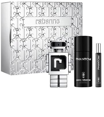 Paco Rabanne Phanton-Set – 100 ml Eau de Toilette Spray + 150 ml Deodorant-Spray + 10 ml Mini-Spray