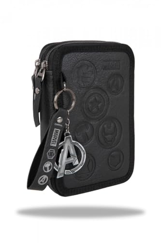 Coolpack F066782, Pencil case with Equipment Jumper 2 Disney 100 Black Collection