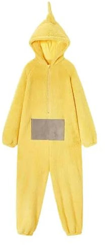cutecool Halloween Overall Kostüm Onesie Pyjamas Unisex Tier One-Piece Kostüm Homewear Nachtwäsche Party-gelb-s-Teletubbies