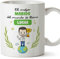 MUGFFINS Tazas Personalizadas para MARIDO/ESPOSO - En Español - Eres Mejor del Mundo - 11 oz / 330 ml - Regalo personalizable original y divertido