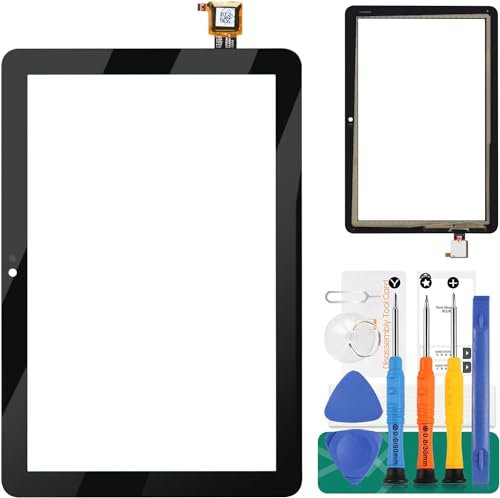 Per Amazon Kindle Fire HD8 10th 2020 / Fire HD8 Plus 10th Touch Screen Fire HD 8 10th 2020 / Fire HD 8 Plus 10th Screen Replacement K72LL3 K72LL4 Digitizer (nero)