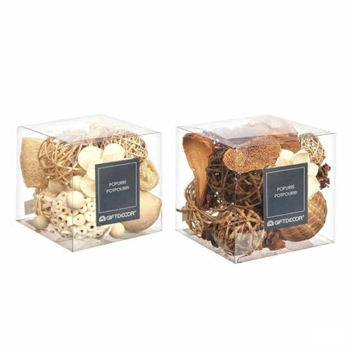 Gift Decor Dekorative Potpourri, 14 x 14 x 14 cm (12 Stück)