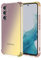 RankOne Coque de Téléphone Convient pour Samsung Galaxy A55 5G (6.5 inches) Transparent TPU Silicone Dégradé de Couleur Case - Or Noir