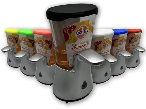 R-Satz Shop Deckel passend für Sagrotan No Touch Seifenspender - Verschluss Kappe Nachfüller - Farbauswahl (Schwarz)