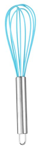 Aruicheng Schneebesen Silikon Schneebesen Küchen Schneebesen Profi Whisk 23cm Rührbesen Hand Schneebesen zum Kochen, Backen, Mixen, Schneebesen, Schlagen und Rühren