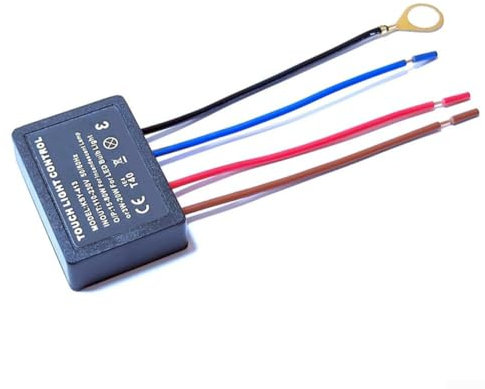 CWOQOCW 3 Way Touch Light Lamp Dimmer Switch,Control Module Sensor,Touch Sensor Dimmer LED Incandescent 220V Touch lamp Repair kit