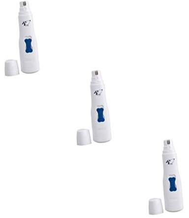 BESPORTBLE 3pcs Pet Nail Clipper for Dogs Electric Dog Nail Trimmer Safe Efficient Low Noise Easy to Use