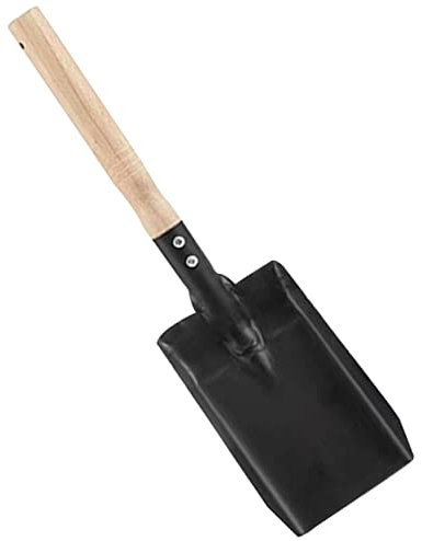 CIYODO Pala Ergonomica Per Cenere Per Stufa A Legna Strumento Da Giardinaggio Quadrato Con Bordi Lisci