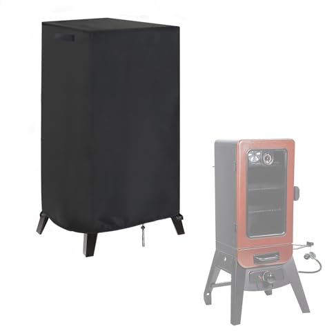 Aidetech Smoker-Abdeckung, passend für Pit Boss Grills PBV3G1 Vertikaler Smoker, wasserdichte Grillabdeckung, vertikale Smokerabdeckungen – 58,4 cm T x 55,9 cm B x 119,4 cm H