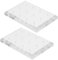 minkissy Acrylic Nail Art Display Stand 2pcs Grinding Head Holders Nail Drill Bits Container Nail Storage Base Simple Design