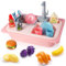 Asweets Set de Juguete de Fregadero de Cocina, Circulación Automática del Agua, Accesorios de Cocina Juguetes, Utensilios de Cocina para Juego de rol para Niñas y Niños 3+, Kitchen Sink Play (Rosa)
