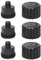 3er-Set Ölbecher-Set für 2133 Fettbecher für graue 2 Anschlüsse und 3 Ventile, Fettbecher, Ersatzteile