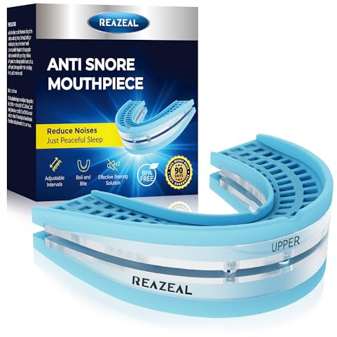 Anti Snoring Devices for Quiet Sleep: Snoring Aids for Men & Women -formbarer Zahnschutz zum Schlafen- verstellbarer Schnarch-Mundschutz (1 Pack)