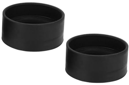 Kichvoe 2pezzi Coppe Oculari in Gomma per Microscopio Stereo Protezione Occhi Resistente e Confortevole Accessori per Microscopi Compatibili con Modelli Domestici e Professionali