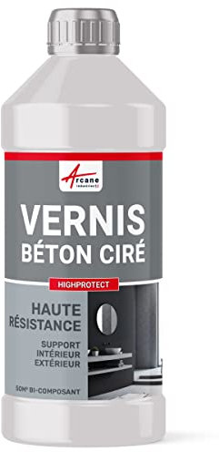 ARCANE INDUSTRIES Vernis bi-composant Ultra résistant HIGHPROTECT : béton ciré, Plan de Travail, extérieur - 50 m