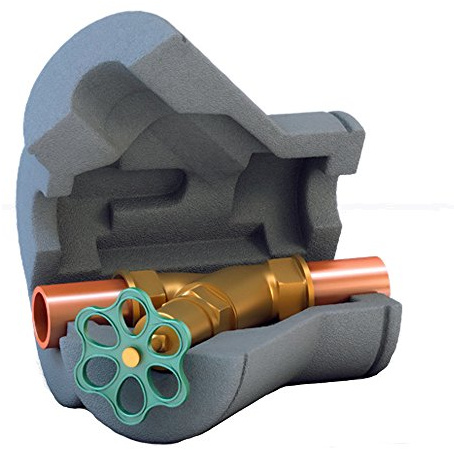 Schrägsitzventil DN 40 SYSTEM Ventilisolierung