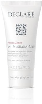 Declaré Skin Meditation Mask 75ml – Beruhigende & ausgleichende Maske für empfindliche Haut – Lindert Trockenheit & Rötungen mit Aloe Vera, Acovado Öl, Vitamin E & Bisabolol – Für umweltbelastete Haut