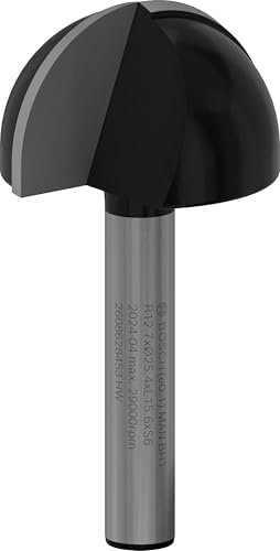 Bosch 1x Fraise à canneler PRO | pour Bois résineux, Bois dur, Ø 25,4 mm Professional Accessoire Défonceuses plongeantes, Fraise à araser