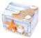 Fdit Aufbewahrungsbox, tragbar, mediterraner Stil, aus Holz, mit Schmuckkästchen ()