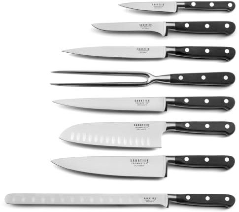 Sabatier Trompette Origin - Set 8 couteaux de cuisine