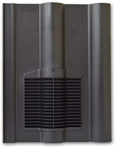 Grey Roof Tile Vent - Double Roman Vents for Sandtoft, Marley, Redland & Russell Tiles