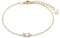 XENOX XS1956WG Damen Armband Sterling-Silber 925 Gold weiß Zirkonia 20 cm