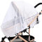 GeekerChip Universal Insektenschutz/Mückennetz für Kinderwagen & Buggy,Moskitonetz mit Gummizug,idealer Schutz vor Wespen & Stechmücken Dank feinem Netzgewebe-Weiß
