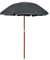 vidaXL Sombrilla con Palo de Acero Gris Antracita 180 cm