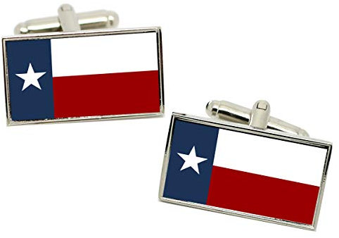 Giftshop UK Manschettenknöpfe Texas USA Flagge in Box