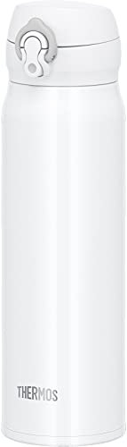 Thermos JNL-605 WHGY Water Bottle, Vacuum Insulated Travel Mug, 20.3 fl oz (600 ml), White Gray