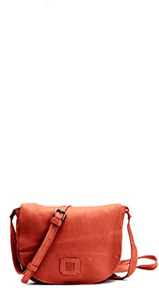 Biba Tasche für Damen aus echtem Leder, Umhängetasche Leather Chester Winter CHI7L, Langen Griff, Reißverschluss, Echtes Schaffell, Lederfarbe