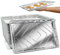 ebake Aluminium Foil Trays - 40 Pack Disposable Foil Containers (32cm x 20cm x 3cm) - Large Roasting Tin for Baking, Roasting, Cooking, Broiling, BBQ and Food Storage - Foil Baking Trays for Oven