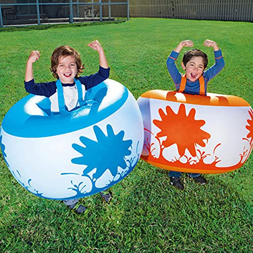 LMEIL 2 PC Bumper Balls für Kinder, aufblasbarer Body Bubble Ball Sumo Bumper Bopper Spielzeug, strapazierfähiges, langlebiges PVC für Kinder und Erwachsene, körperliches aktives Spielen im Freien
