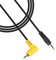PNGKNYOCN Câble convertisseur audio mono vers RCA 3,5 mm - Angle droit de 90 degrés vers mâle de 0,3 cm - Pour haut-parleurs, caisson de basses, amplificateur (1,8 m)