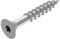 SECCARO Lot de 200 vis à bois pour panneaux d'aggloméré 6 x 40 mm, en acier inoxydable V2A VA A2, avec filetage partiel, TX/six pans creux