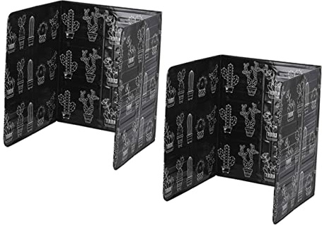 KICHOUSE Ölspritzschutz Aus Aluminiumfolie Wärmedämmplatte Hitzebeständiger Küchen Spritzschutz Für Gasherde 2 Stück Anpassbar Für Herd Und Pfannen