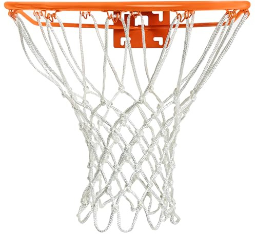 GoSports Basketballnetz-Ersatz mit 12 Schlaufen – strapazierfähig für Innen- und Außenbereich, Rand Nicht im Lieferumfang enthalten